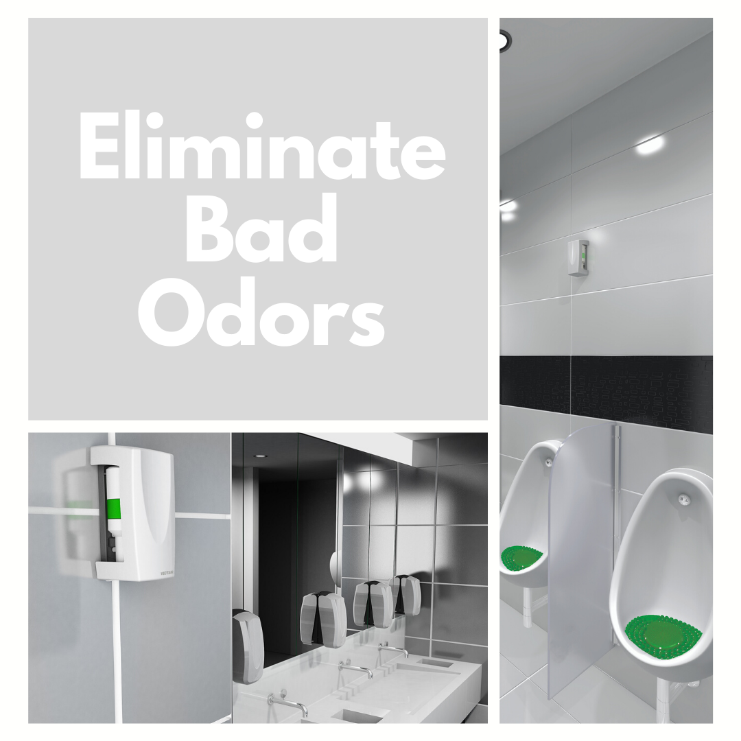 Eliminate bad odors in the restroom – don’t let bad smells linger!