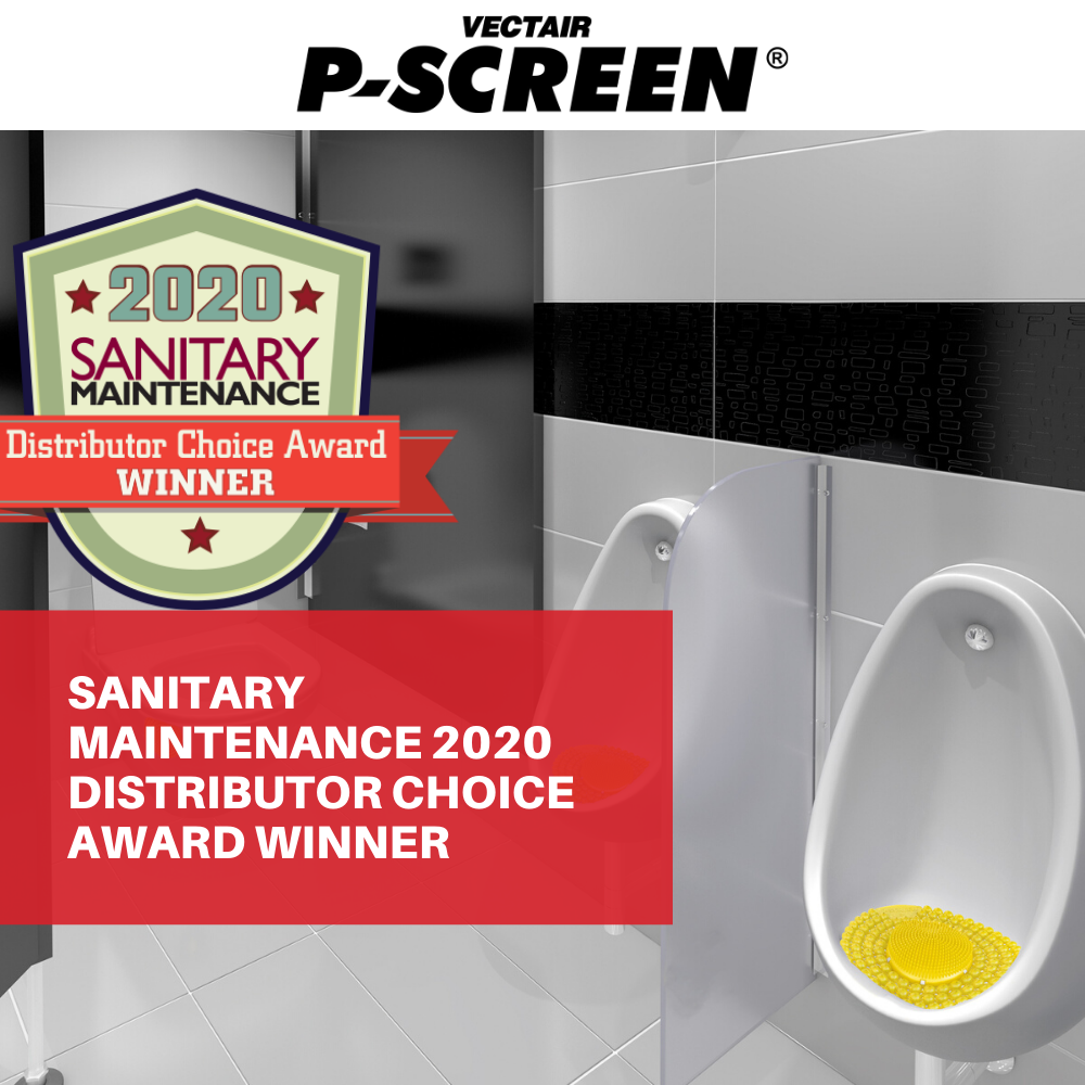 Vectair P-Screen® wins 2020 Sanitary Maintenance Distributor Choice Award